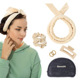 Heatless Hair Rollers Headband