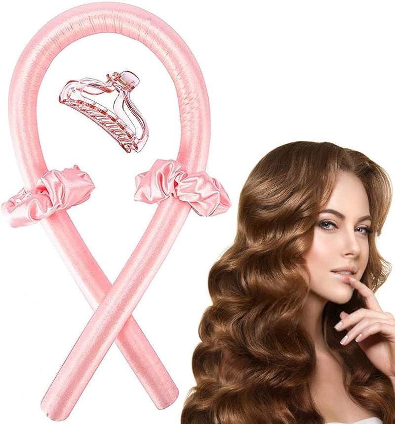 Heatless Hair Rollers Headband